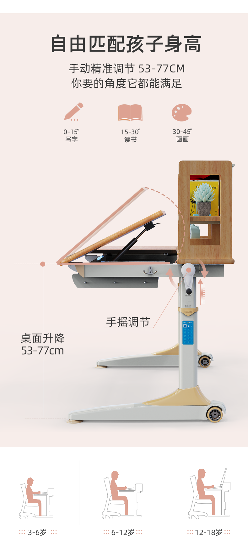 常青藤12010-S多功能大香蕉精品视频免费桌麵升降與傾斜介紹